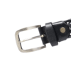 Handwoven Artisan Belt with Leather - Image 4